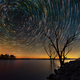 Star trails over the australian outback 04