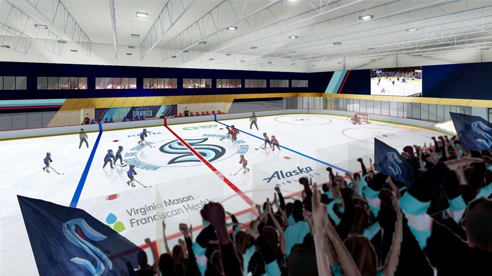 Kraken Community Iceplex Ice Rink in Seattle, WA Travel Sports