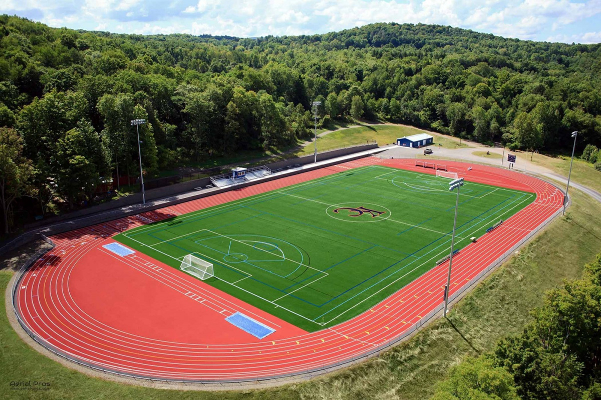 Turf Field Athletic Complex Keystone College Field in La Plume, PA