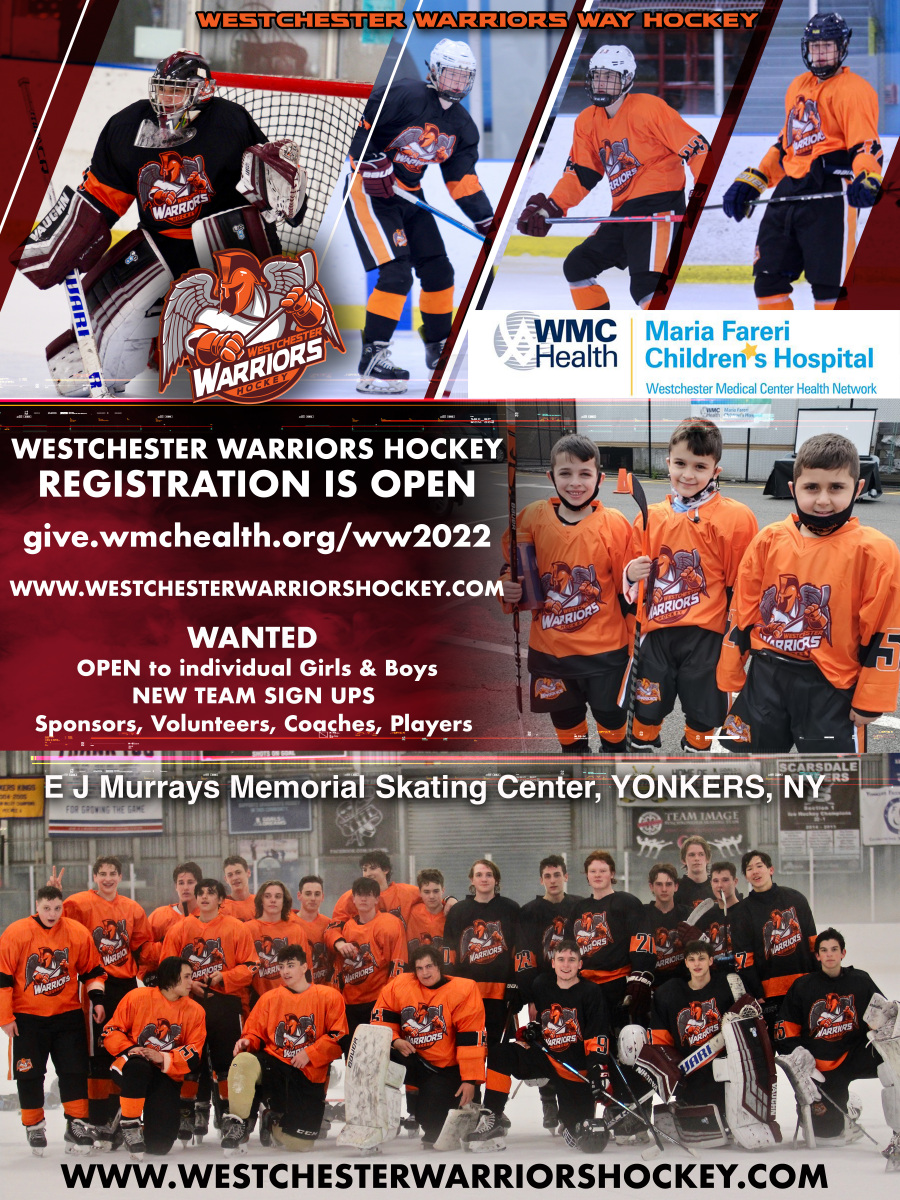 Westchester Warriors Hockey WARRIORS WAY FUNDRAISER TOURNAMENT WEEK 1