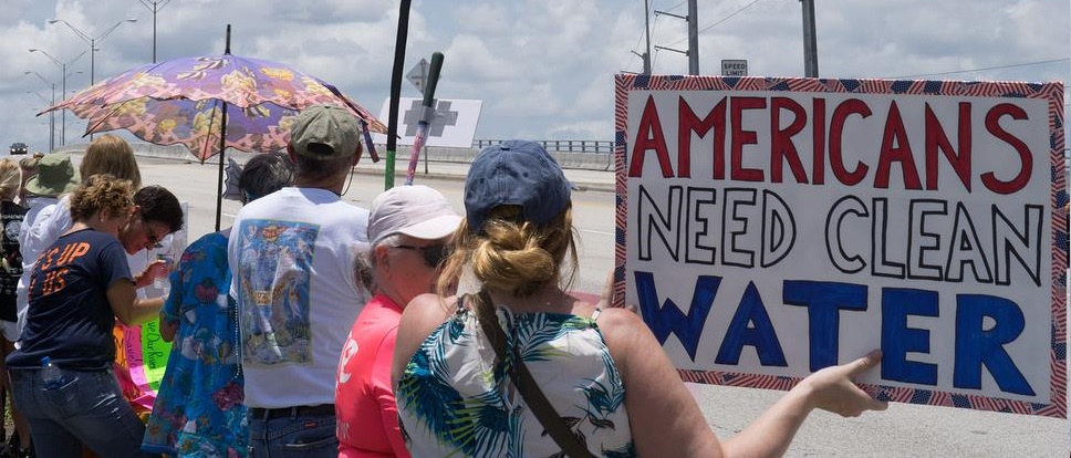 Protests erupted on Florida's Treasure Coast over another toxic summer in 2019