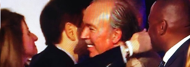 Marco Rubio hugs Florida Crystals' Pepe Fanjul, 