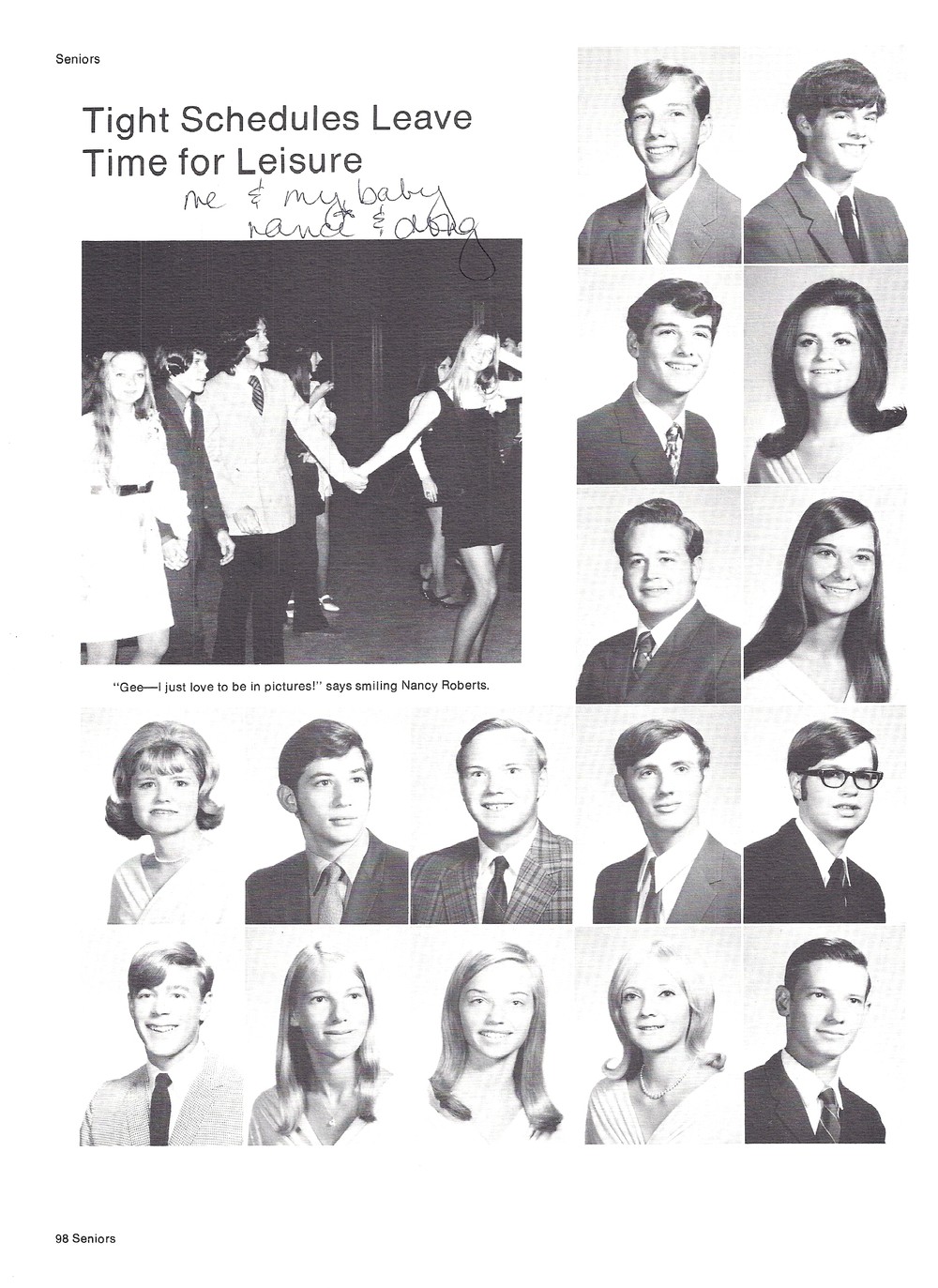 Jerry Roth Yearbook Senior's Yearbook Photos