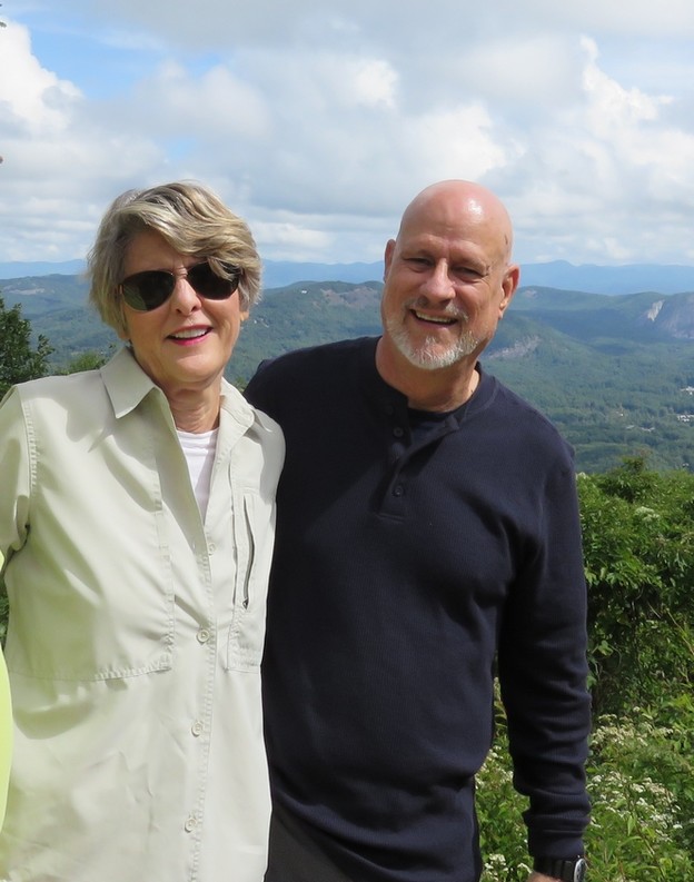 Me & Pam near the top of Whiteside Mountain.