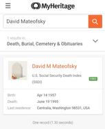 David Michael Mateofsky