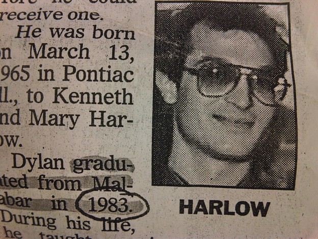 Dylan Harlow photo from his 2004 obituary.