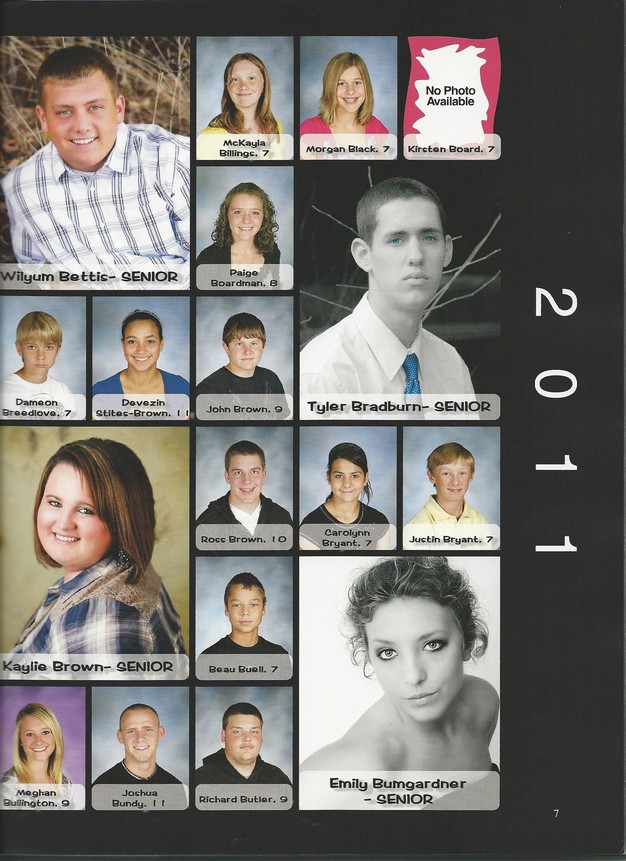 Class Of 2011 (Yearbook), Rockville, IN Indiana