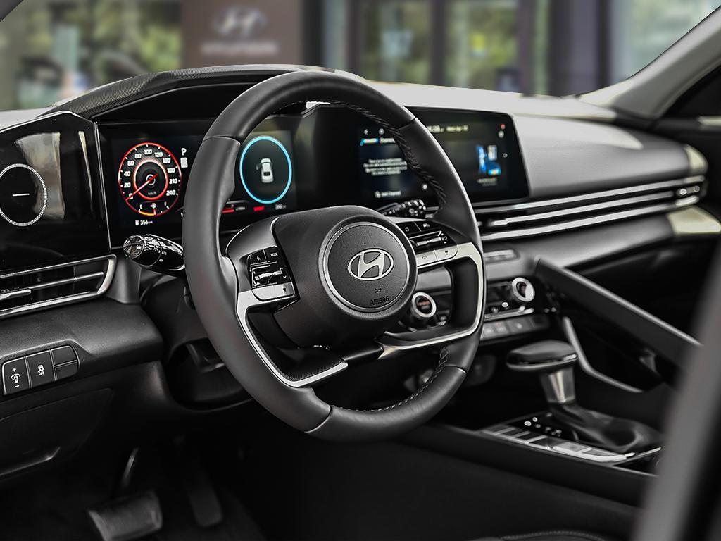 2025 Grey Hyundai Elantra Luxury FWD Compact