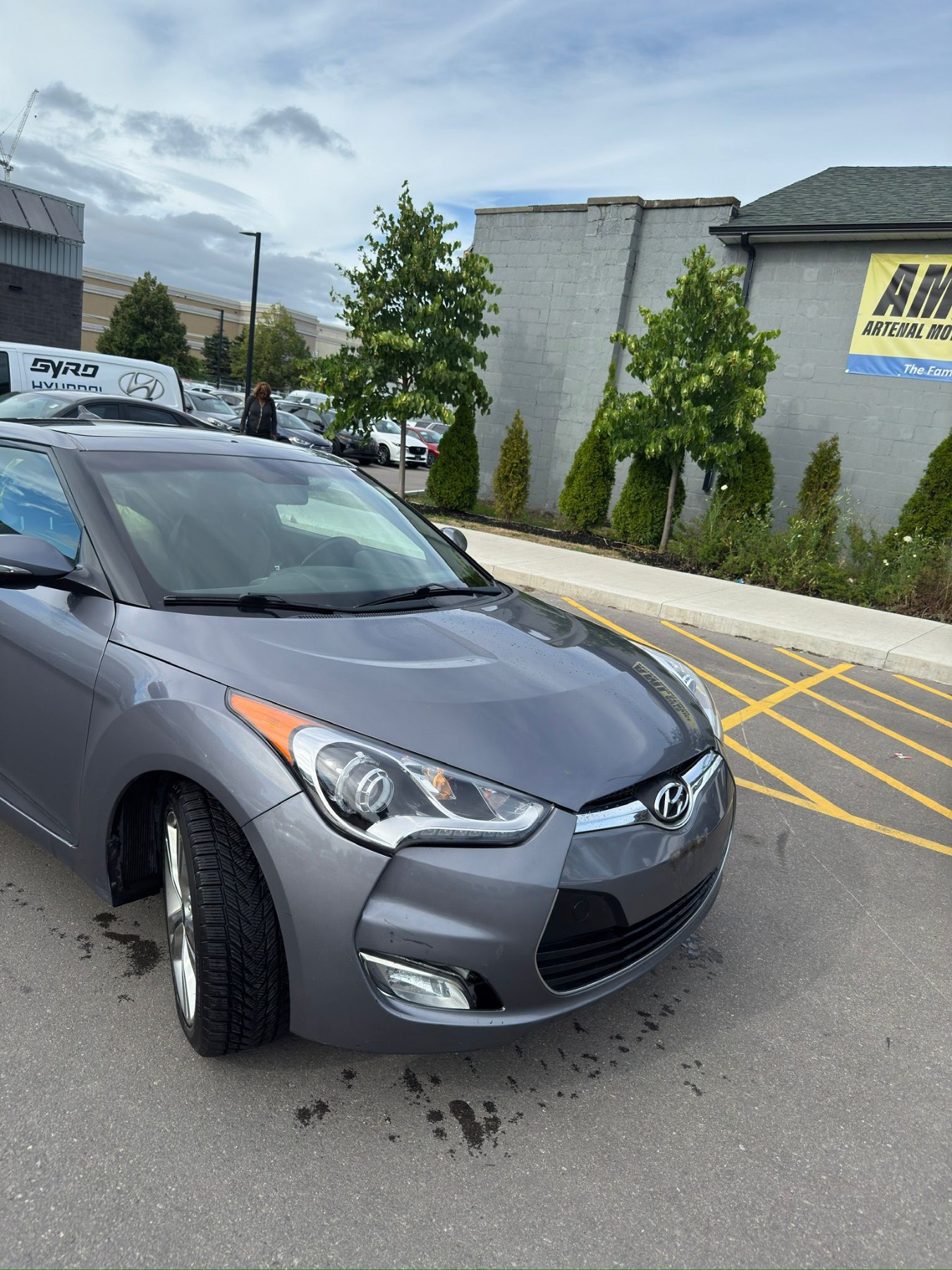 2017 Grey Hyundai Veloster Hatchback