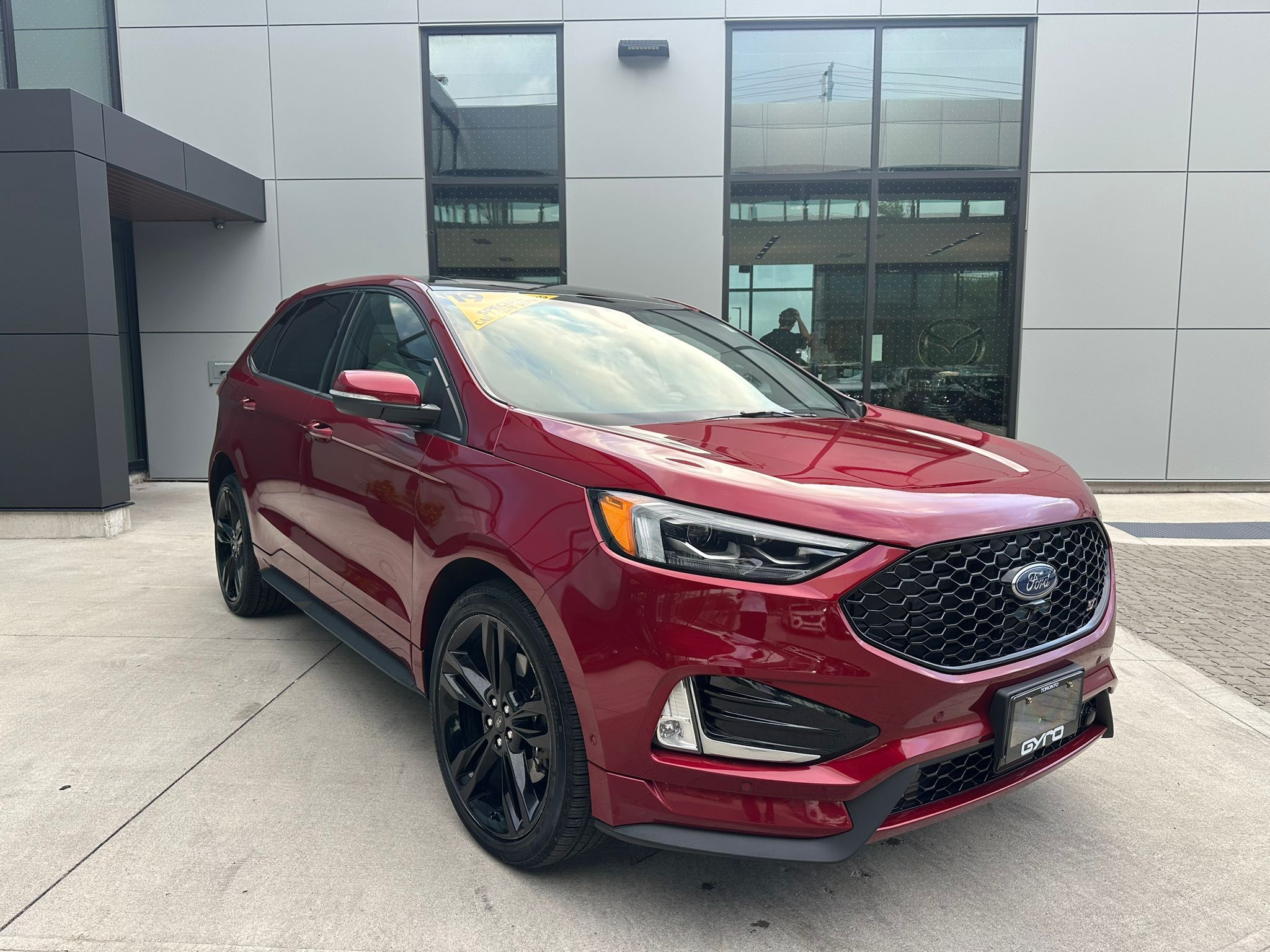2019 Red Ford Edge ST AWD SUV