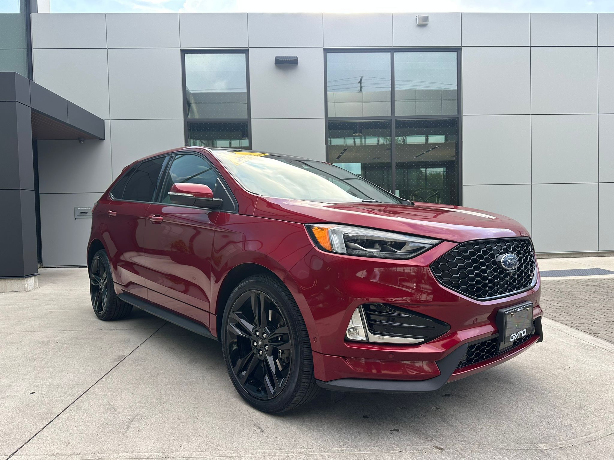 2019 Red Ford Edge ST AWD SUV
