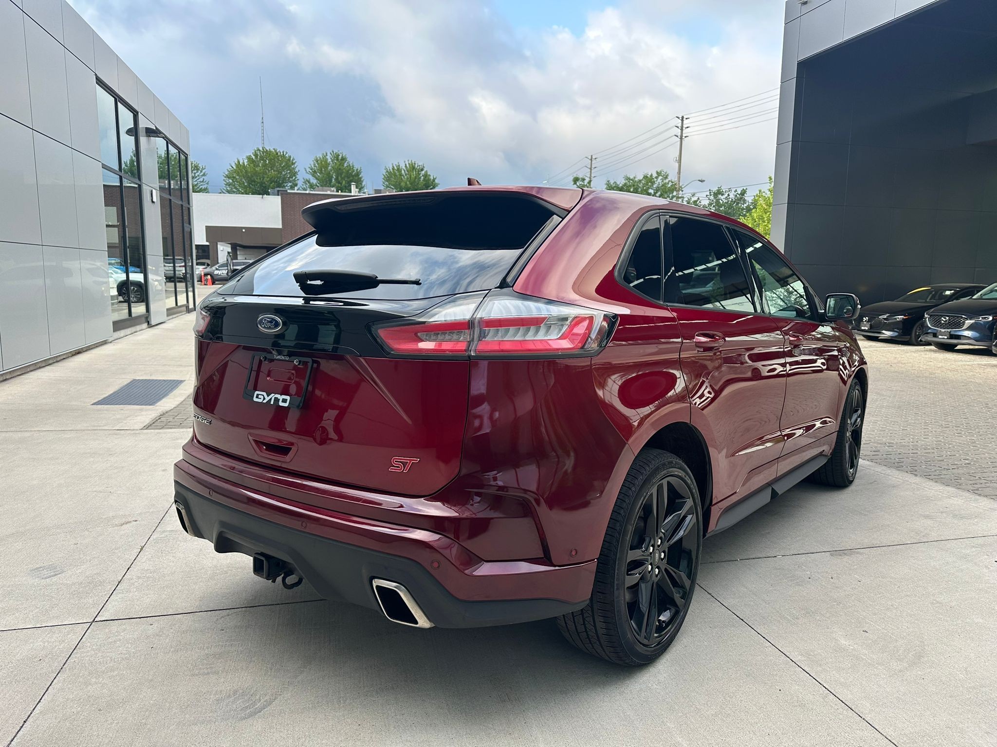 2019 Red Ford Edge ST AWD SUV