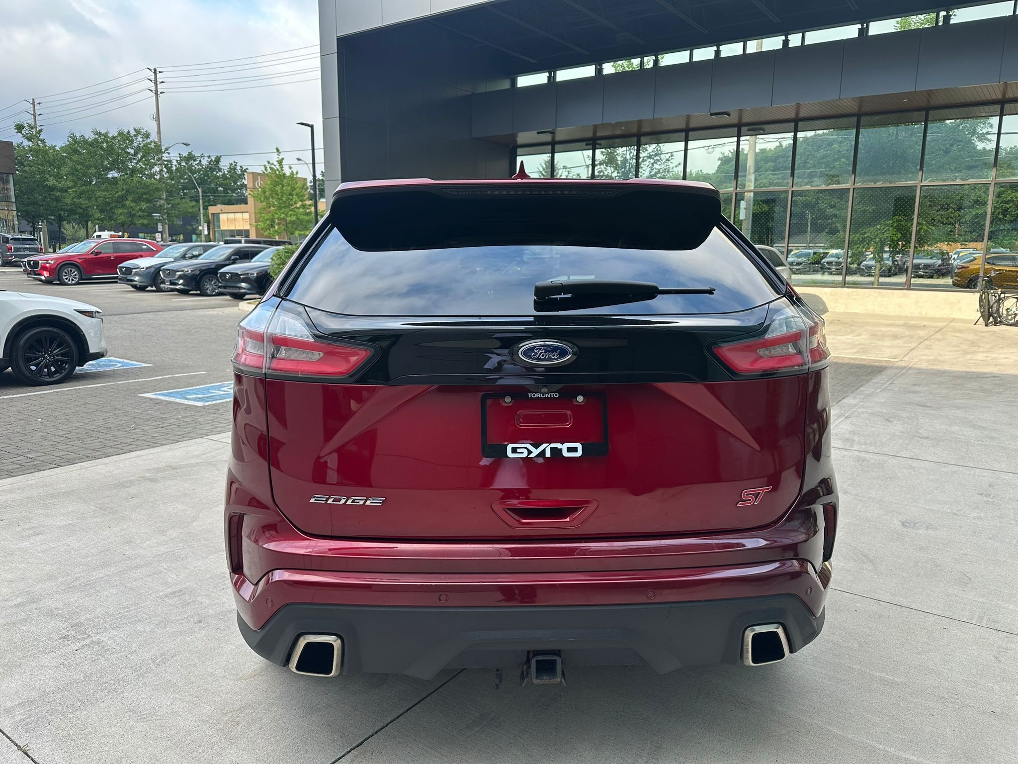 2019 Red Ford Edge ST AWD SUV