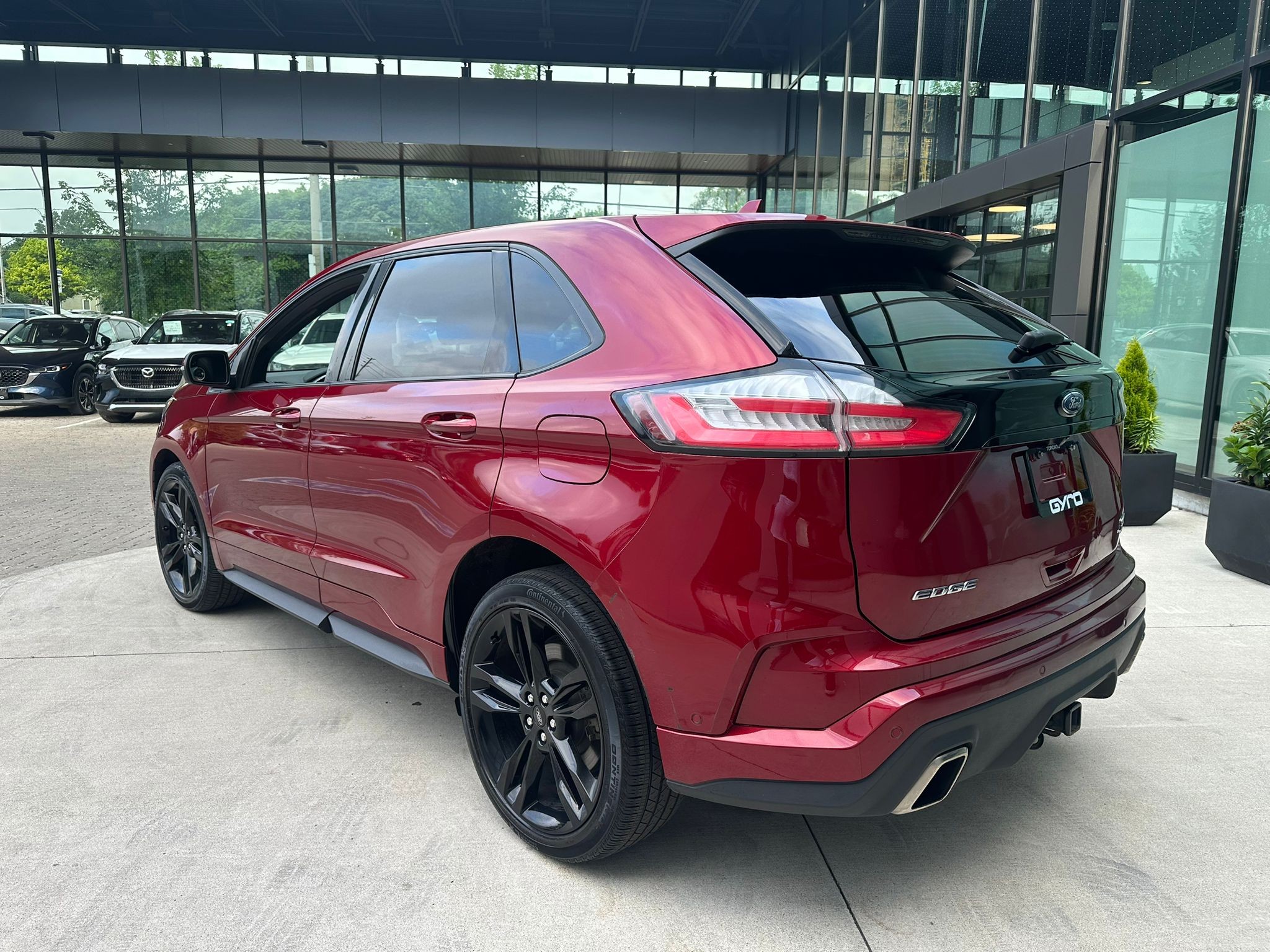 2019 Red Ford Edge ST AWD SUV