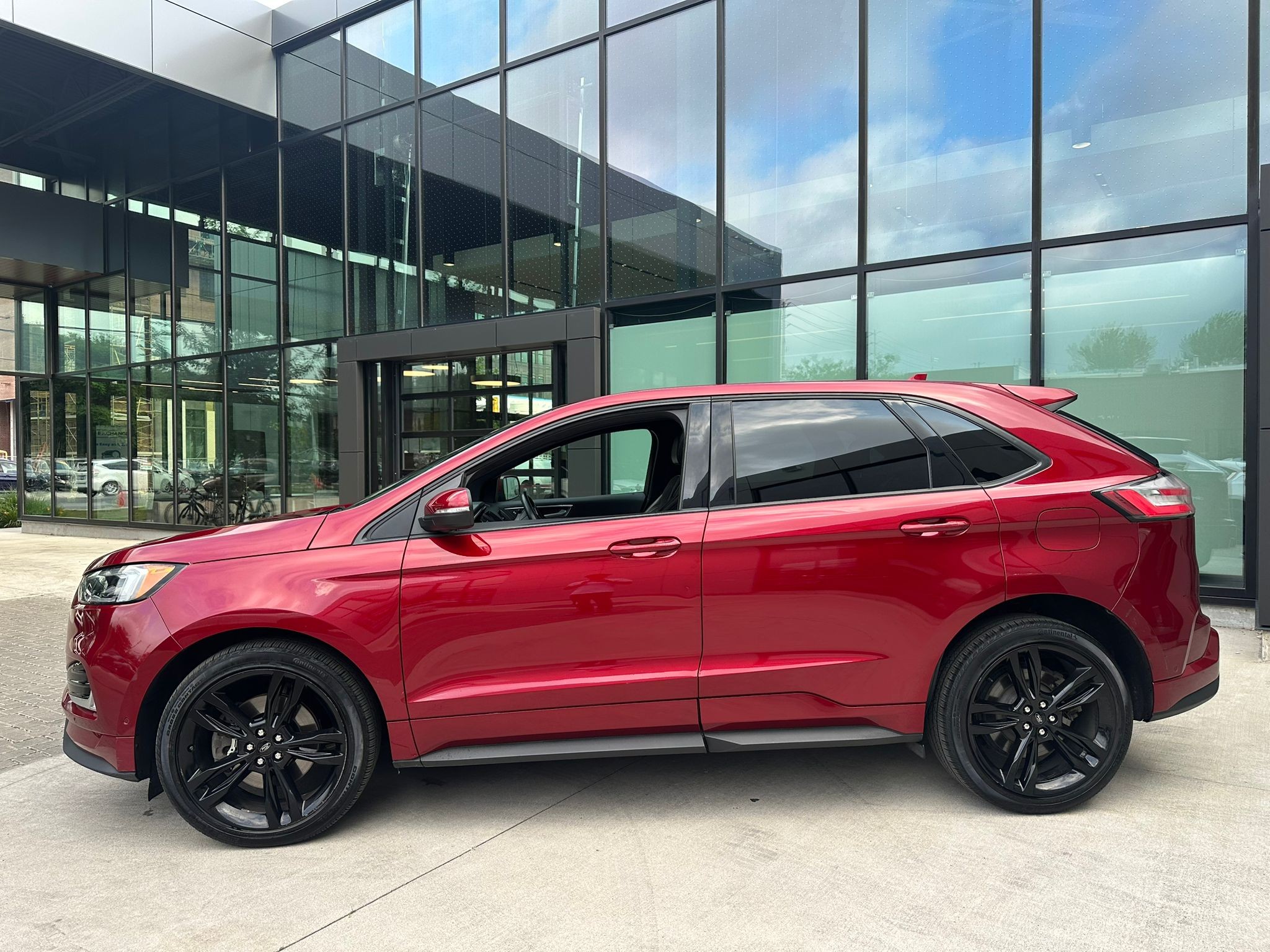 2019 Red Ford Edge ST AWD SUV
