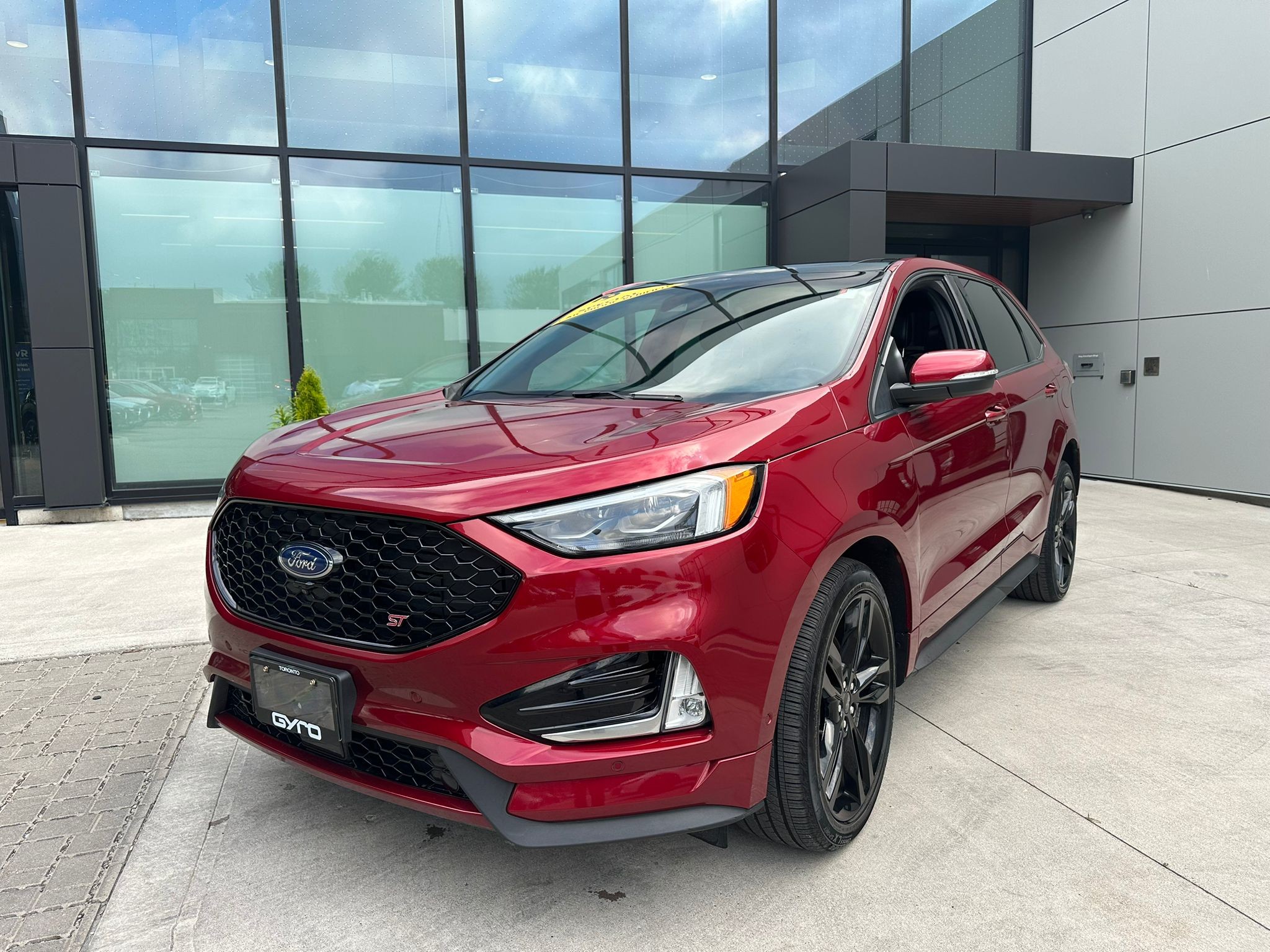 2019 Red Ford Edge ST AWD SUV