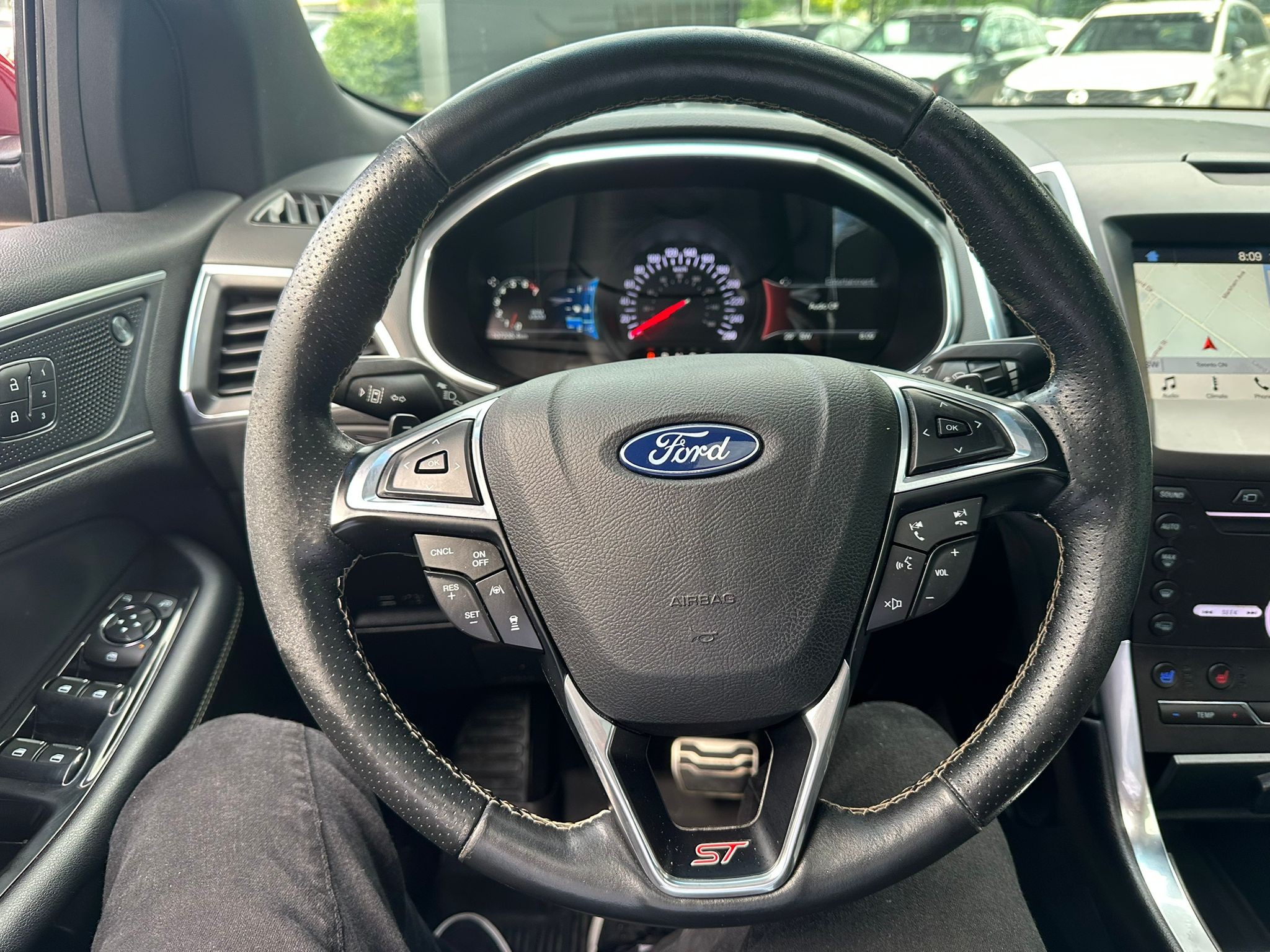 2019 Red Ford Edge ST AWD SUV