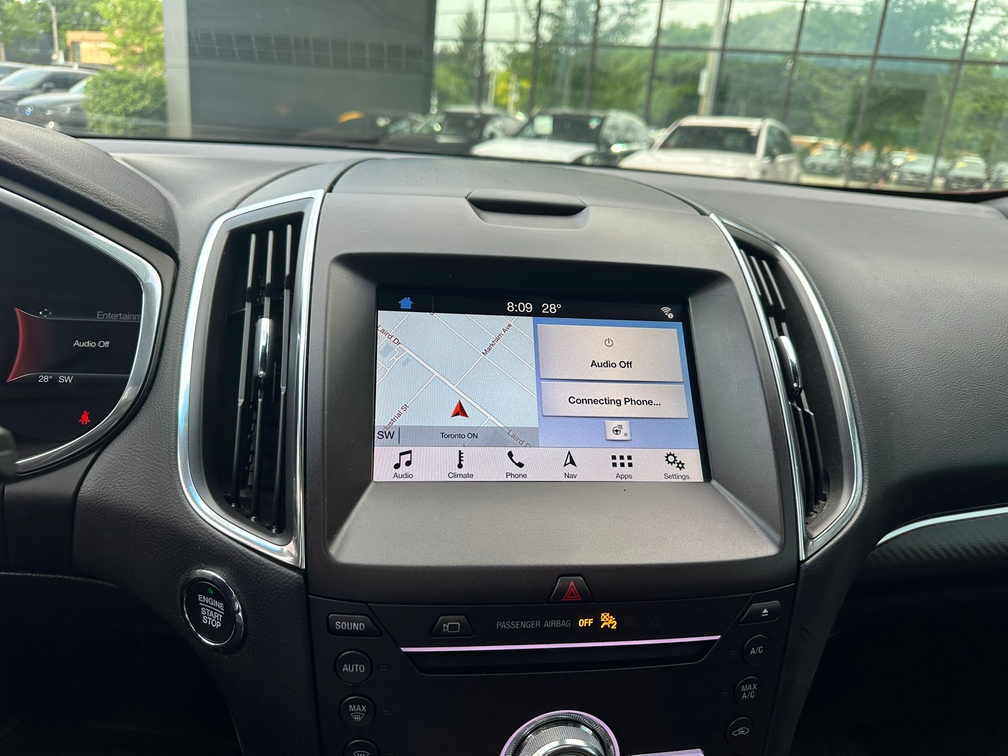 2019 Red Ford Edge ST AWD SUV