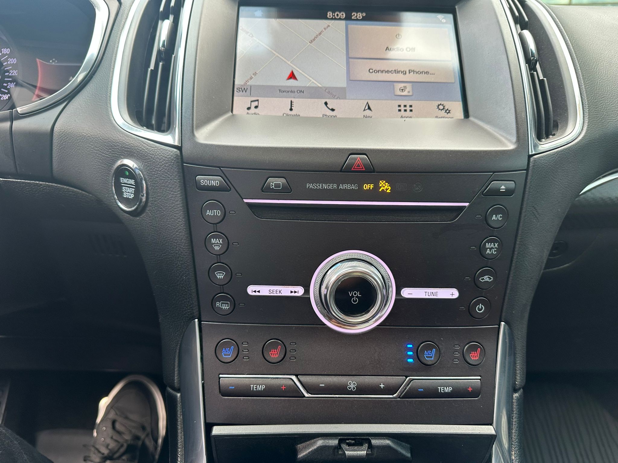 2019 Red Ford Edge ST AWD SUV