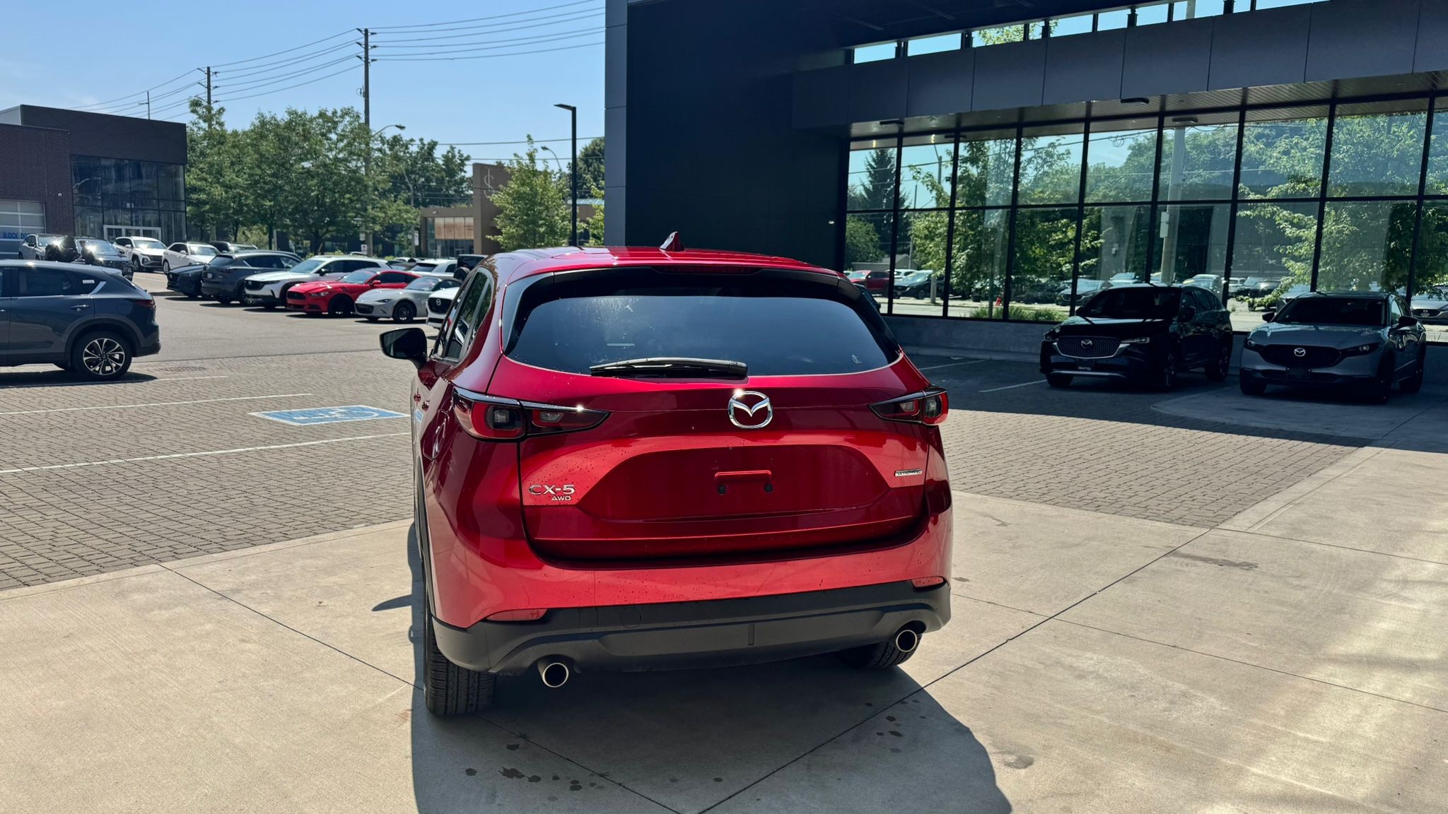 2022 Red Mazda CX-5 GS AWD SUV