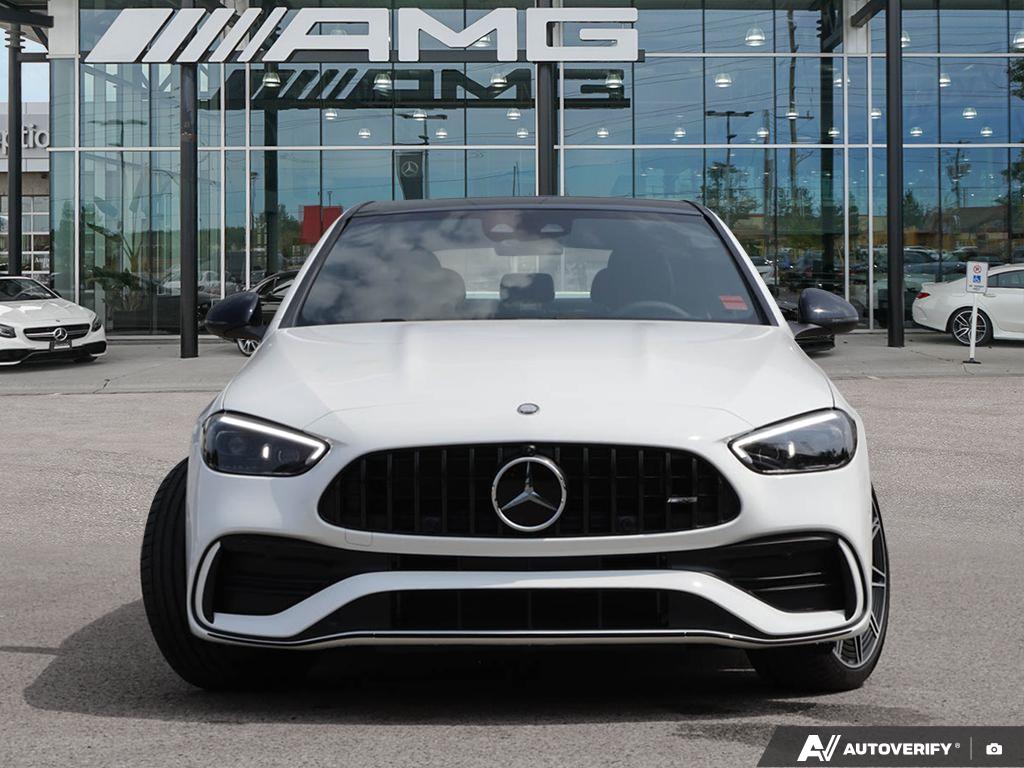 new 2025 Mercedes-Benz AMG C 43 car, priced at $96,411