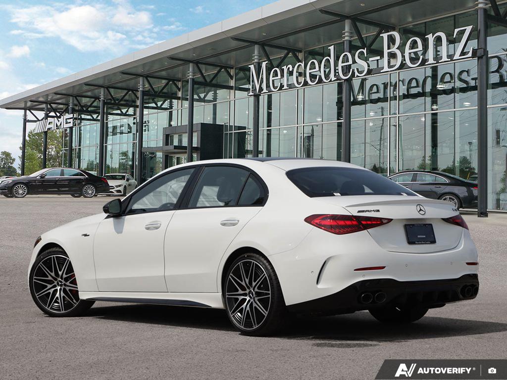 new 2025 Mercedes-Benz AMG C 43 car, priced at $96,411