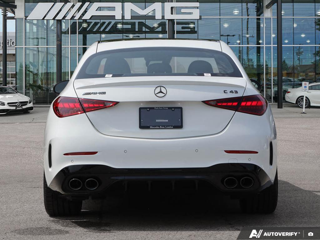 new 2025 Mercedes-Benz AMG C 43 car, priced at $96,411