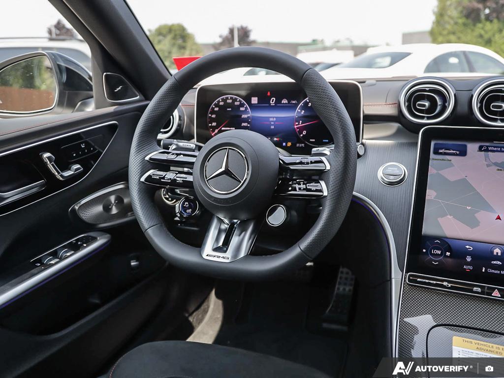 new 2025 Mercedes-Benz AMG C 43 car, priced at $96,411