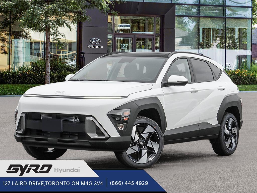 2025 White Hyundai Kona 1.6T Preferred Sport AWD SUV