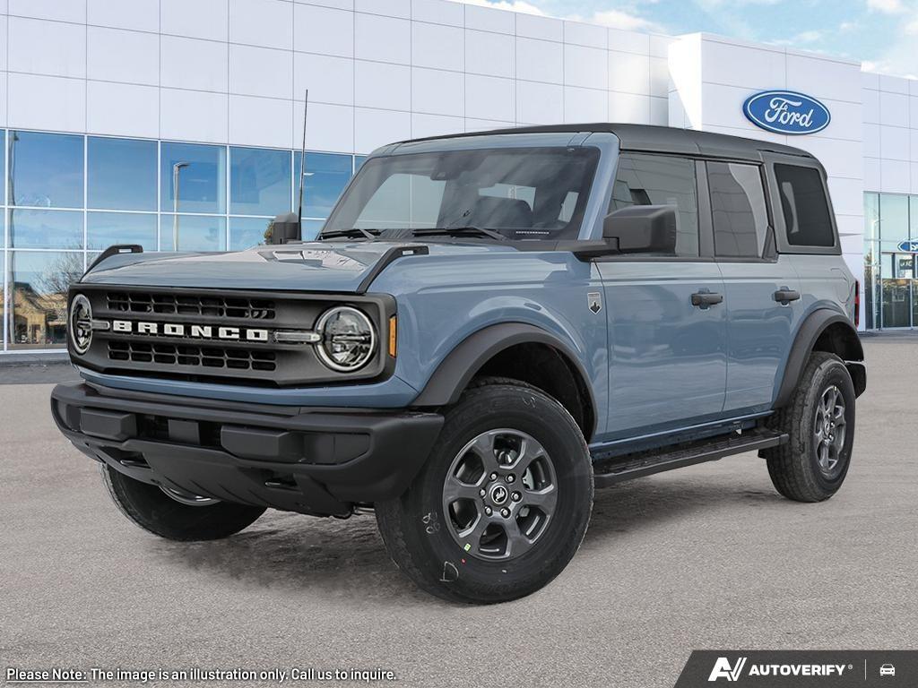 Gray 2025 Ford Bronco Big Bend 4-Door 4WD SUV / Crossover Four-Wheel Drive Automatic