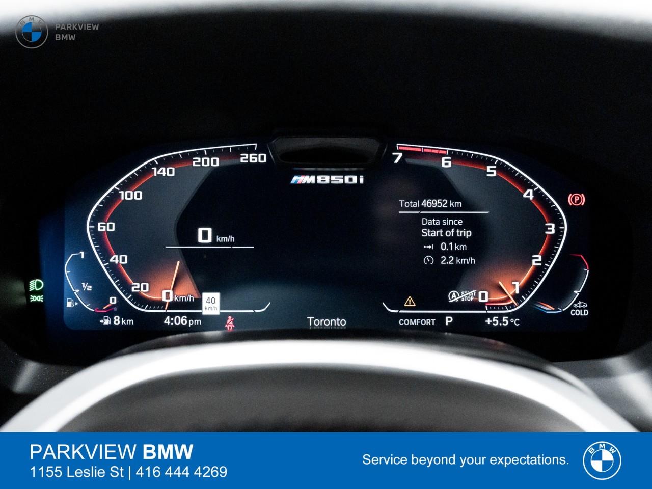 used 2023 BMW M850 Gran Coupe car, priced at $91,992