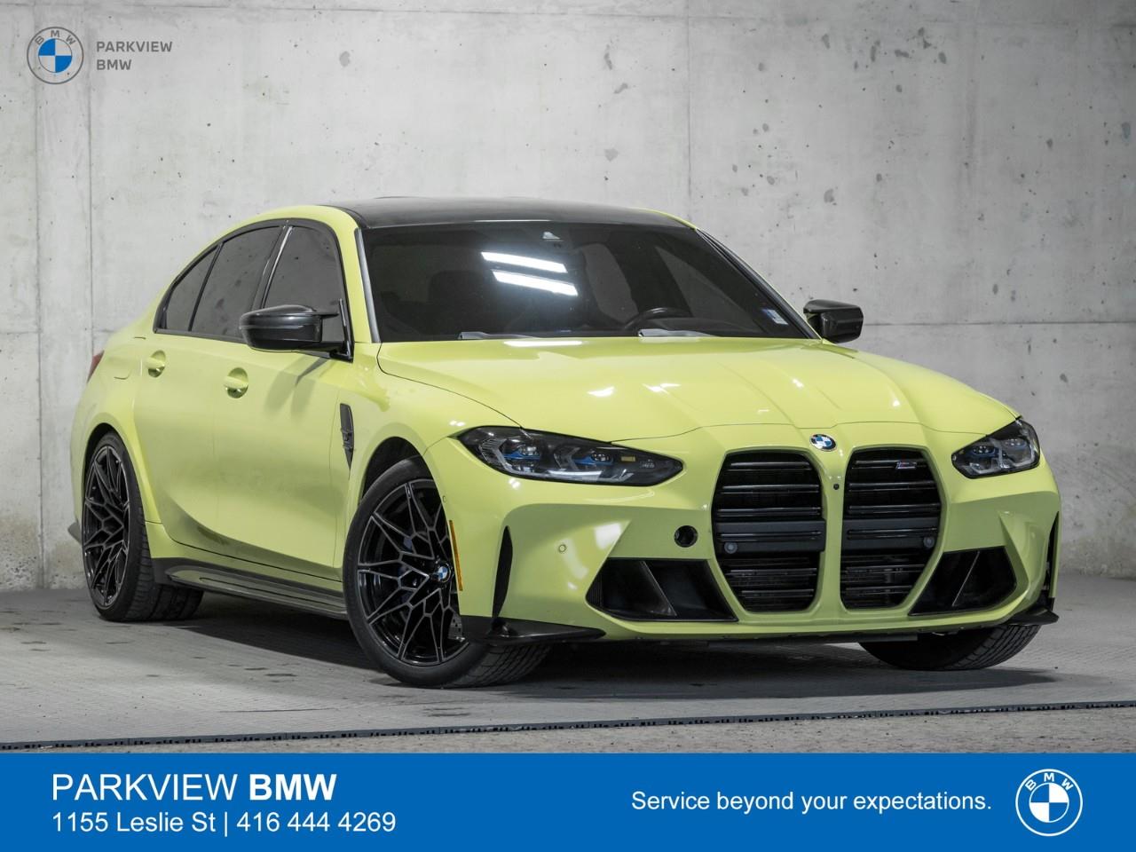 used 2022 BMW M3 car, priced at $104,992