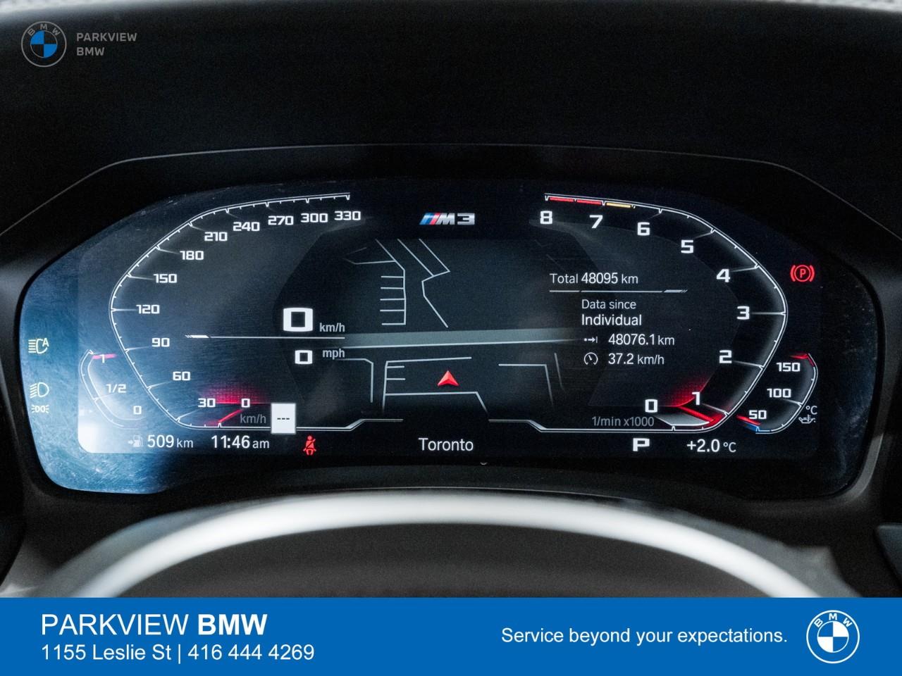 used 2022 BMW M3 car, priced at $104,992