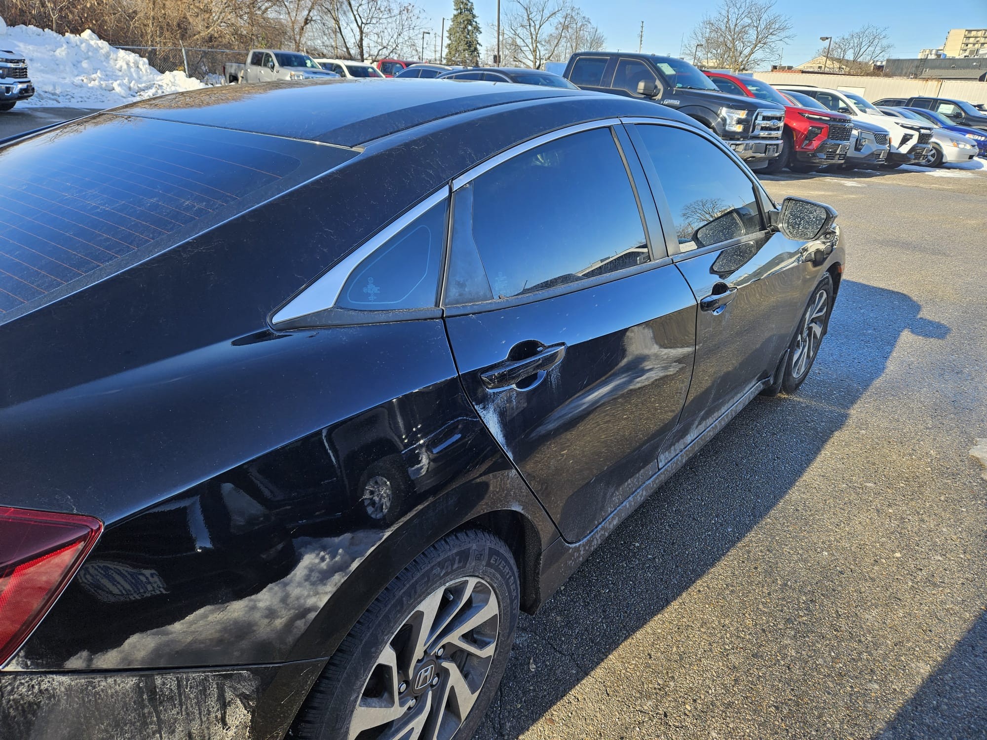 used 2018 Honda Civic car, priced at $14,290