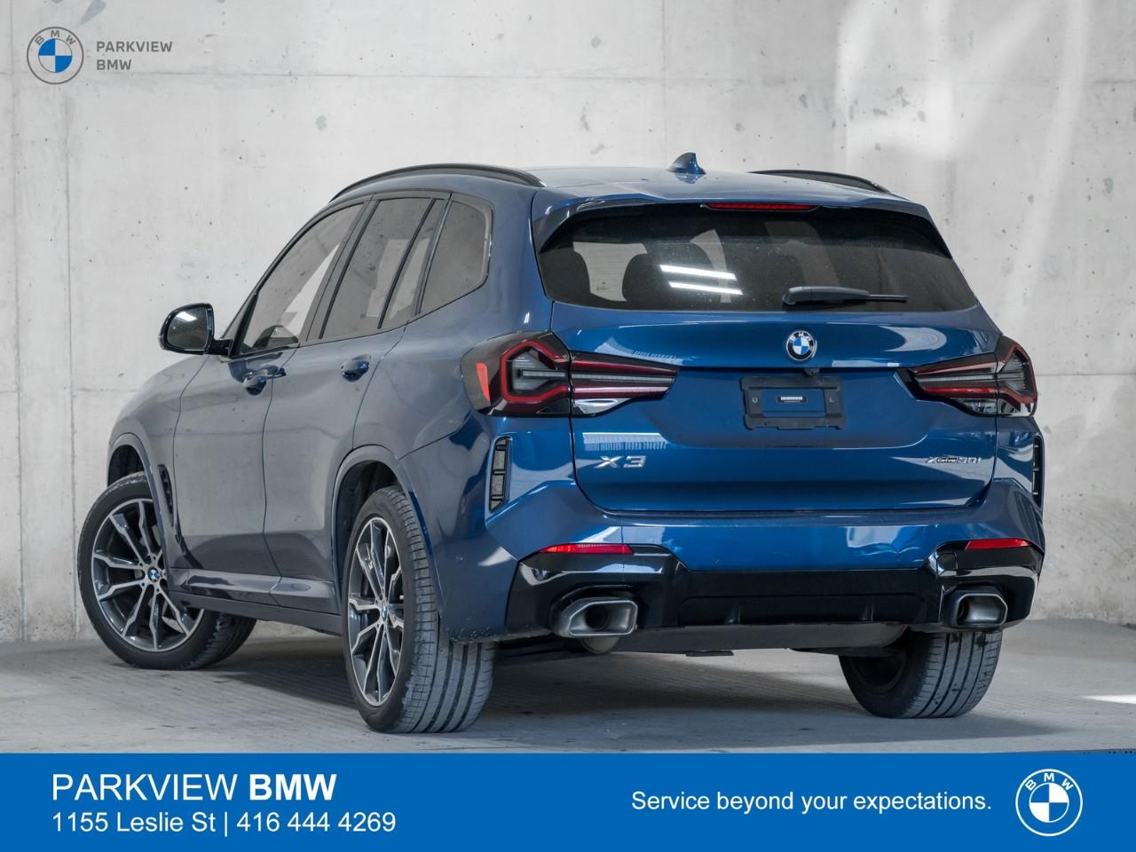 used 2022 BMW X3 car, priced at $48,992