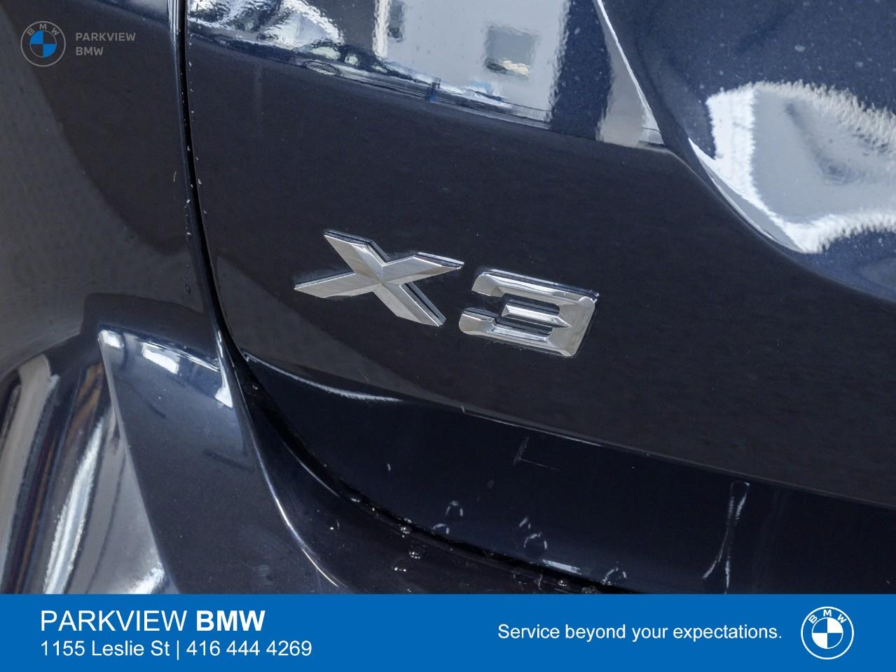 used 2023 BMW X3 car, priced at $50,992