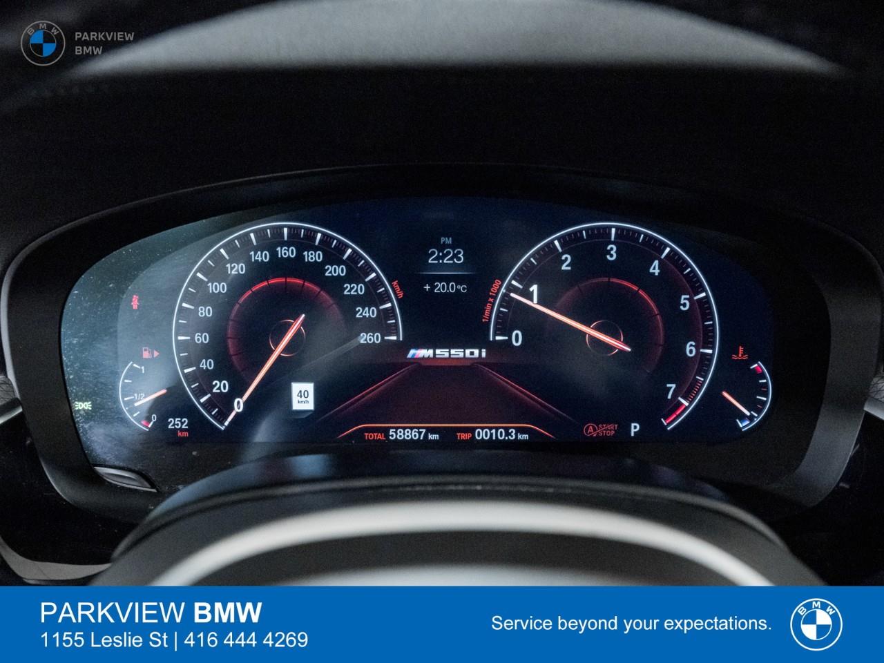 used 2019 BMW M550 car, priced at $52,992