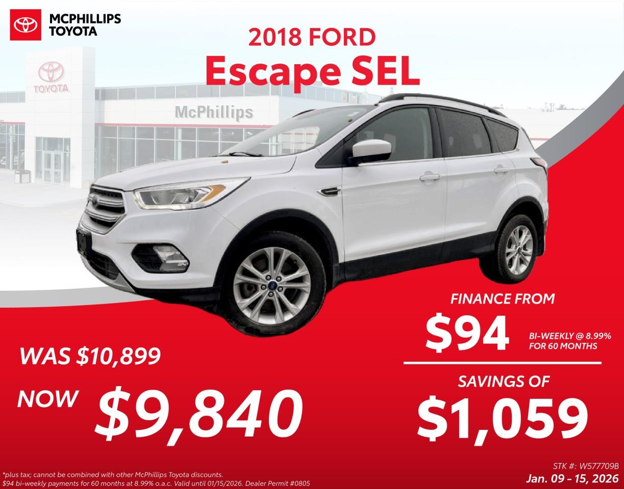 2018 Ford Escape SEL AWD