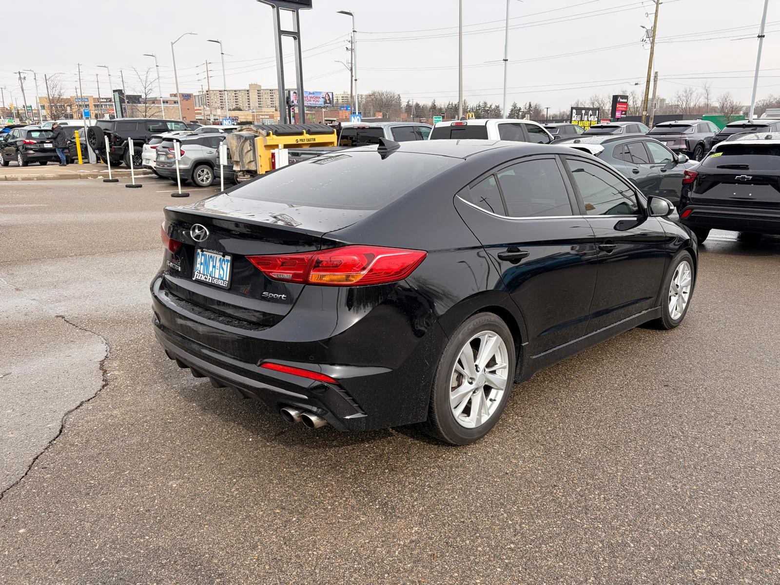 used 2018 Hyundai Elantra car, priced at $12,500
