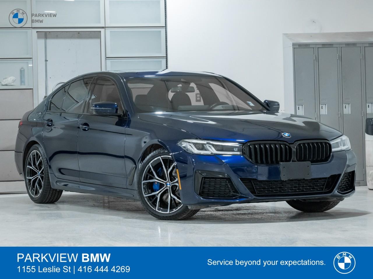 Blue 2022 BMW 5 Series 530i xDrive AWD Sedan All-Wheel Drive 8-Speed Automatic