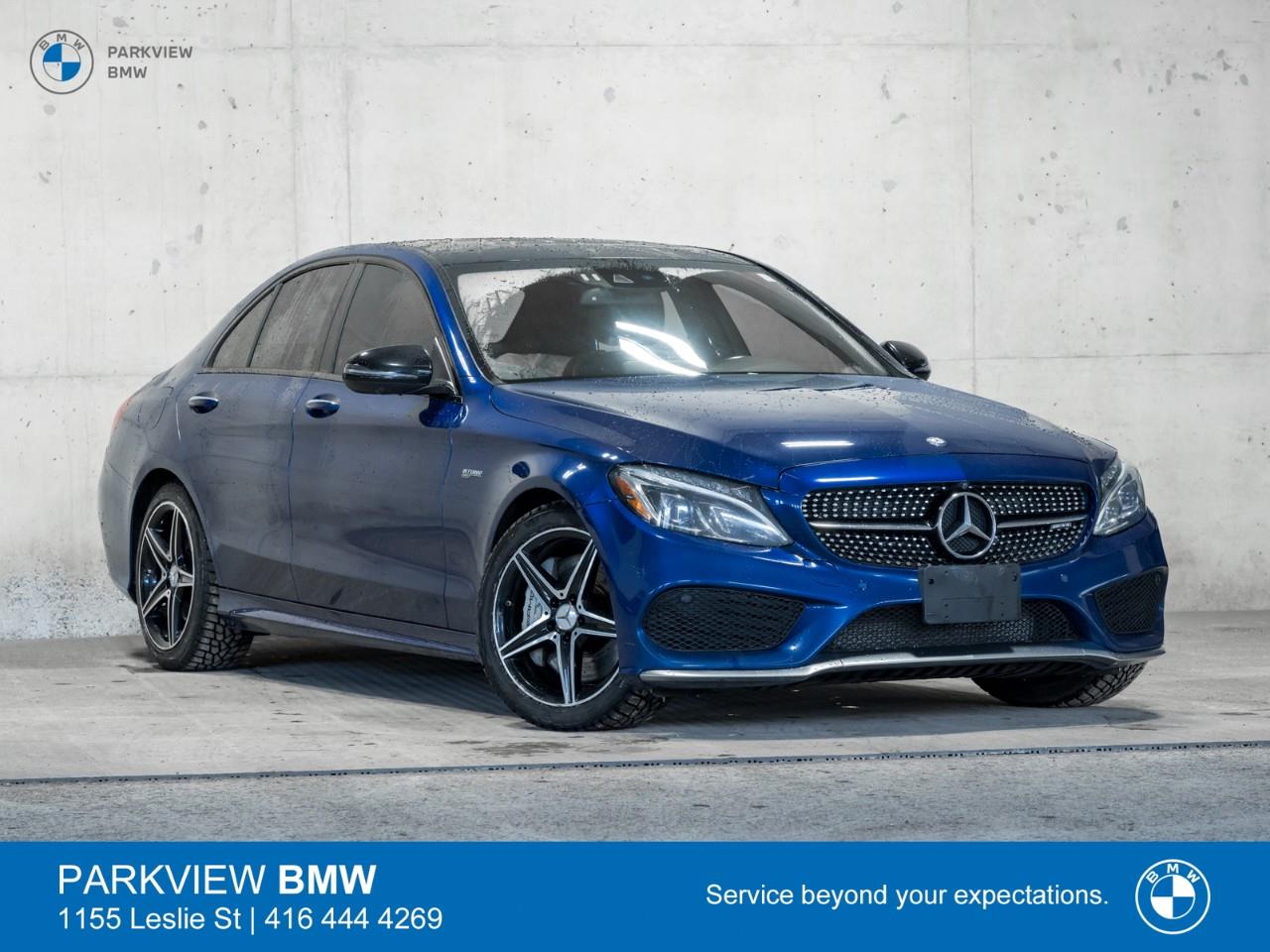 used 2017 Mercedes-Benz AMG C 43 car, priced at $29,992