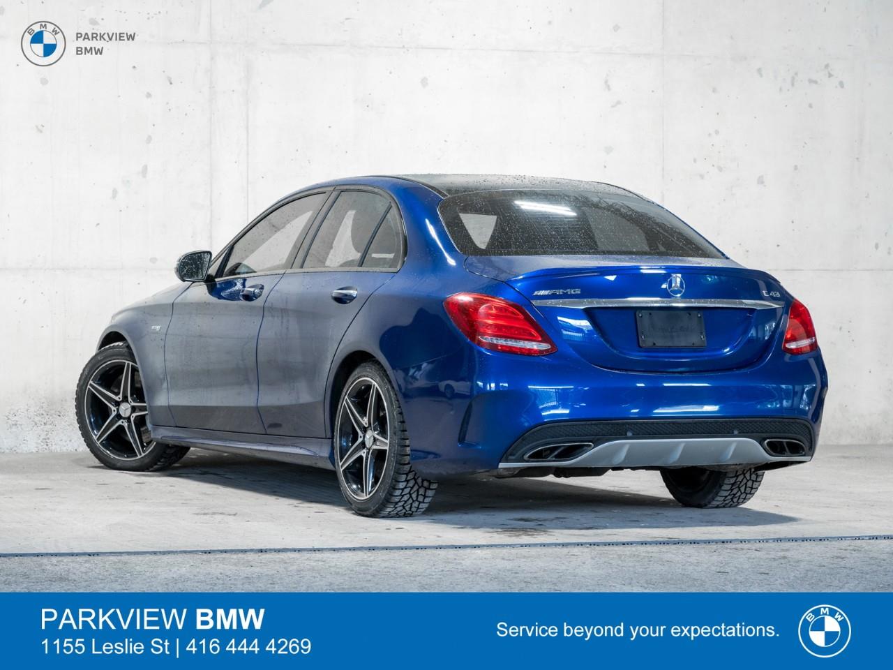 used 2017 Mercedes-Benz AMG C 43 car, priced at $29,992