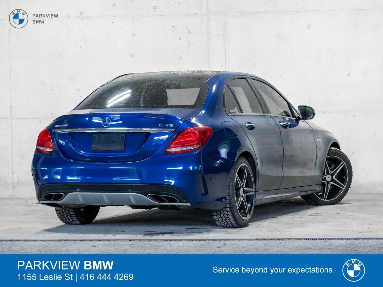 used 2017 Mercedes-Benz AMG C 43 car, priced at $29,992