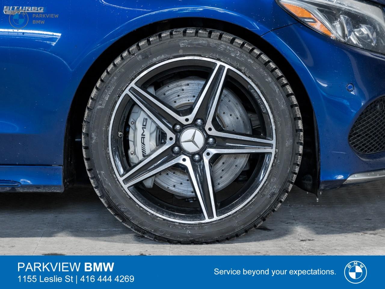 used 2017 Mercedes-Benz AMG C 43 car, priced at $29,992