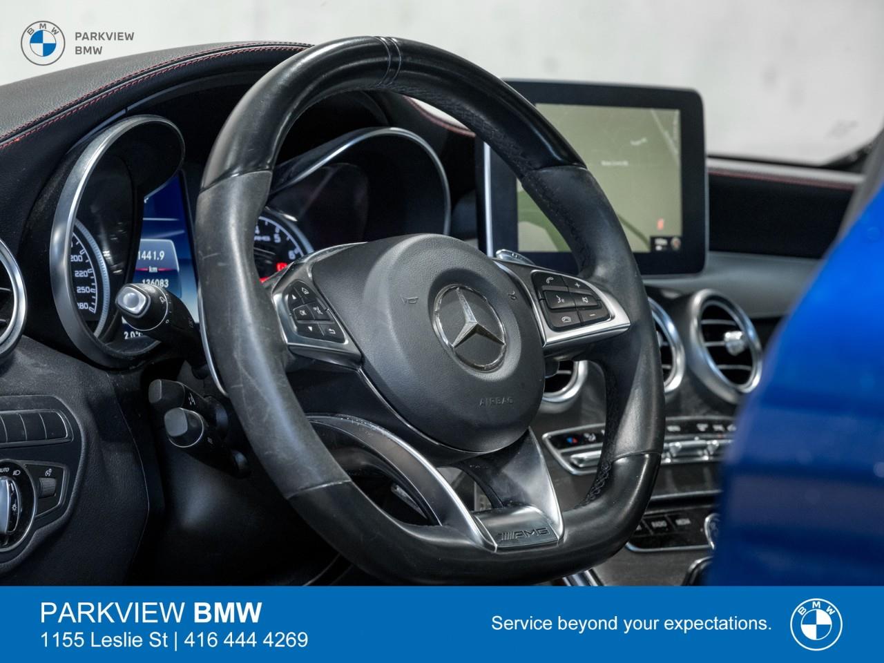 used 2017 Mercedes-Benz AMG C 43 car, priced at $29,992