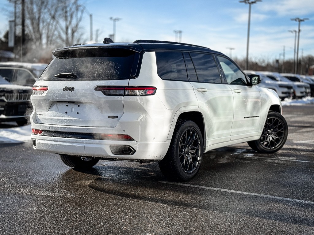 White 2025 Jeep Grand Cherokee L SUV / Crossover Four-Wheel Drive 8-Speed Automatic