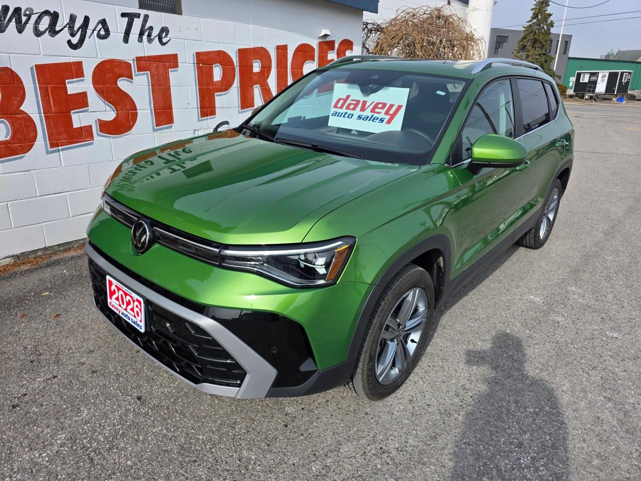 Green 2026 Volkswagen Taos SUV / Crossover 8-Speed Automatic