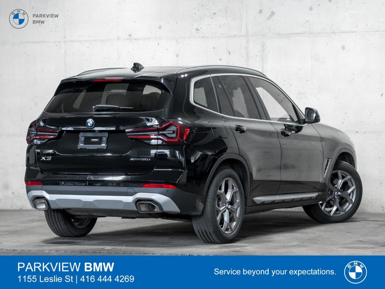 used 2022 BMW X3 car, priced at $39,978