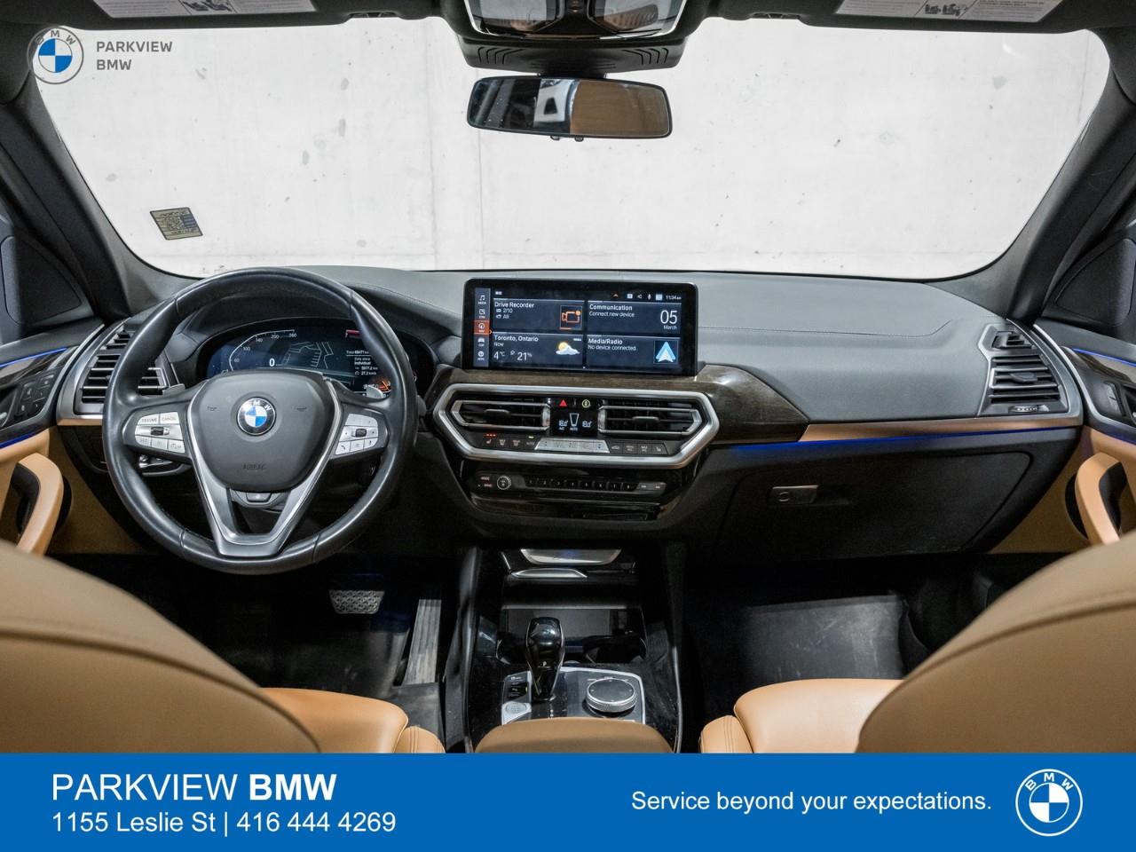 used 2022 BMW X3 car, priced at $39,978