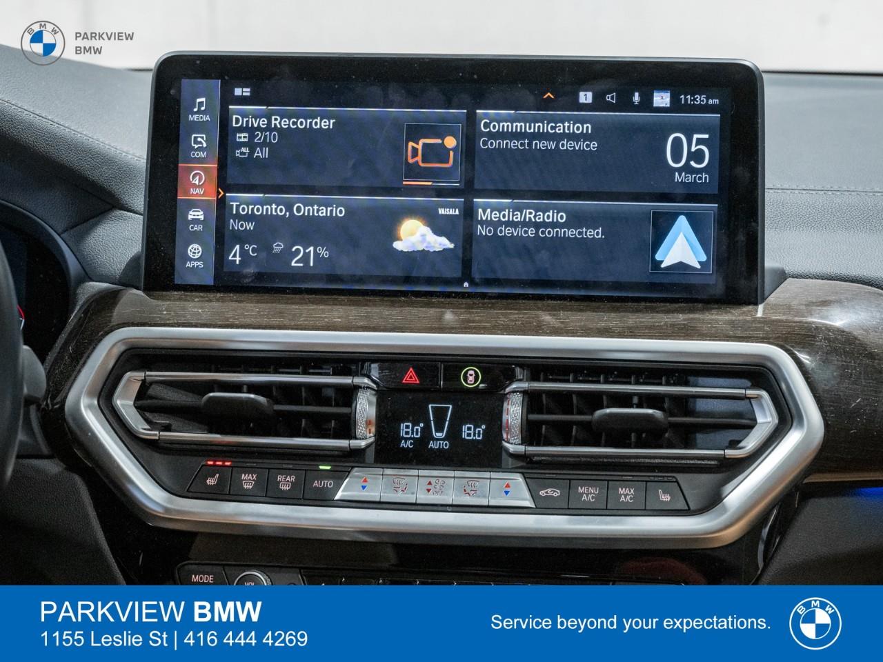 used 2022 BMW X3 car, priced at $39,978